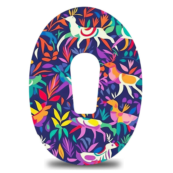 Vibrant Mexican Otomi Dexcom G6 Tape